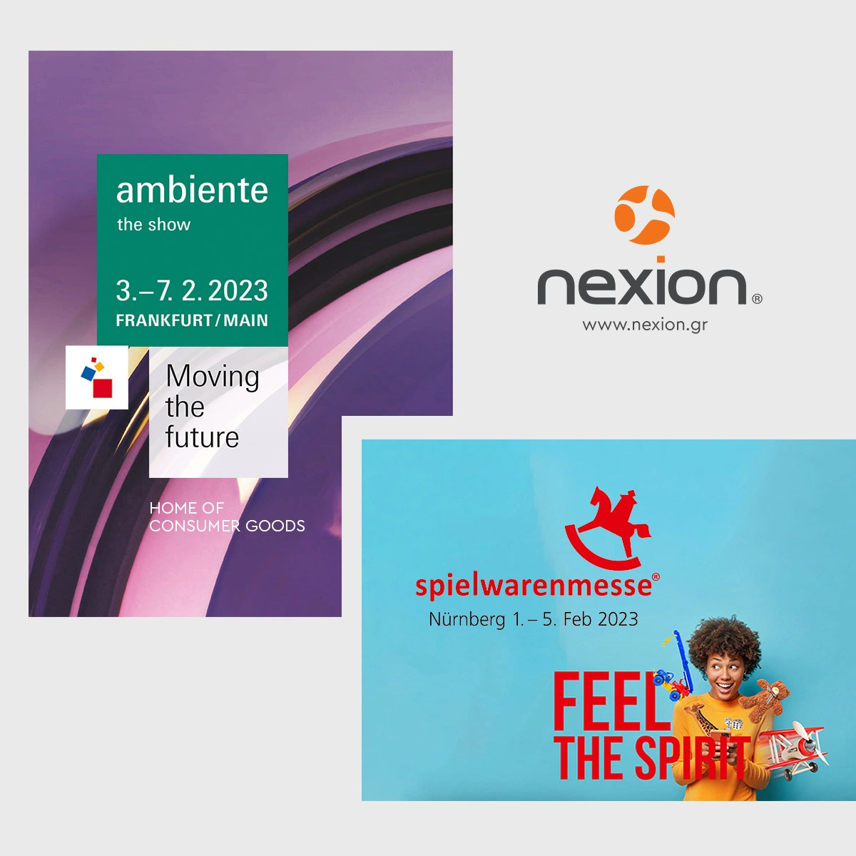 Η Nexion στις ambientefair & spielwarenmesse - 2023